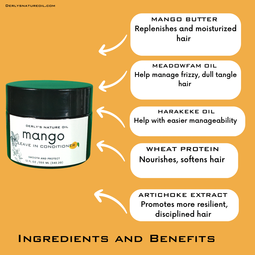 LEAVE IN CONDITIONER (Mango, Smooth & Protect)